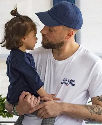 T-Shirt femme Tel père telle fille (brodé)