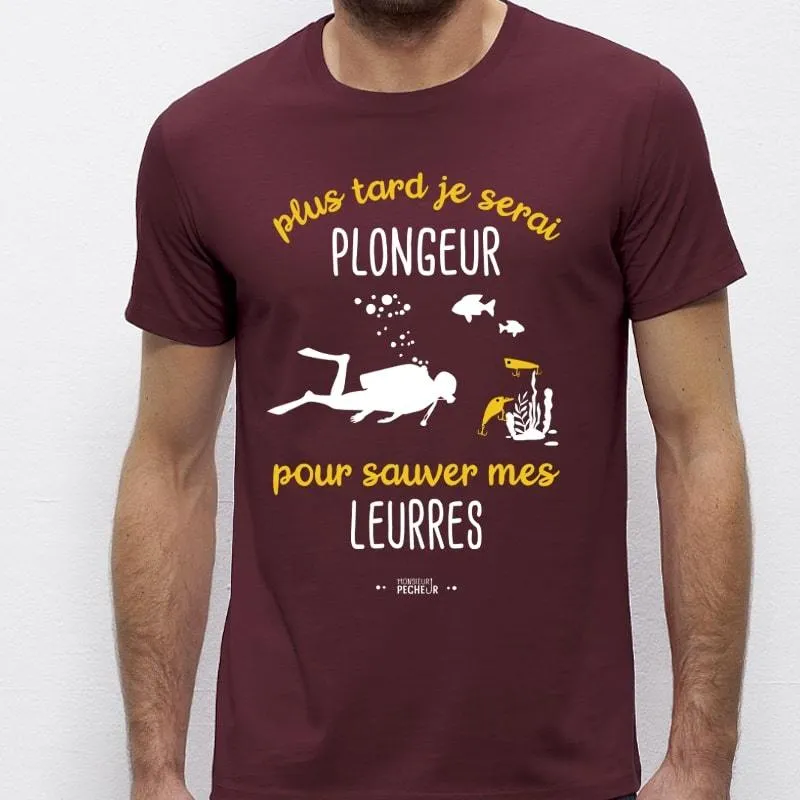 T-Shirt Plus tard je serais plongeur