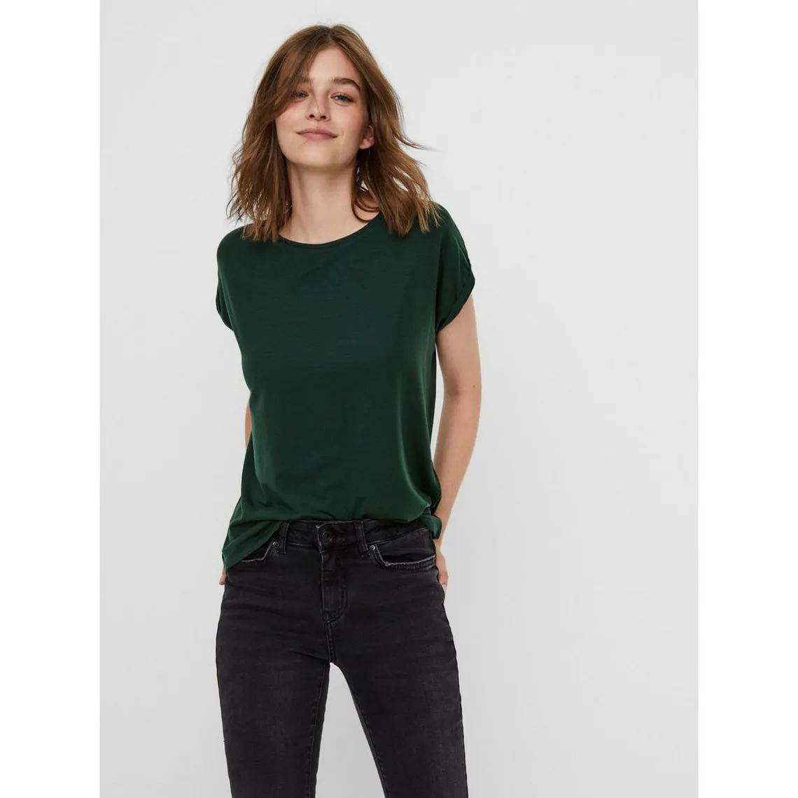 T-shirts & Tops vert en coton Lucie | 3 Suisses