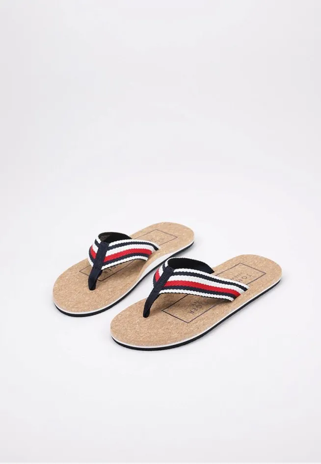 TOMMY HILFIHER CORK BEACH SANDAL Tommy Hilfiger TONGS