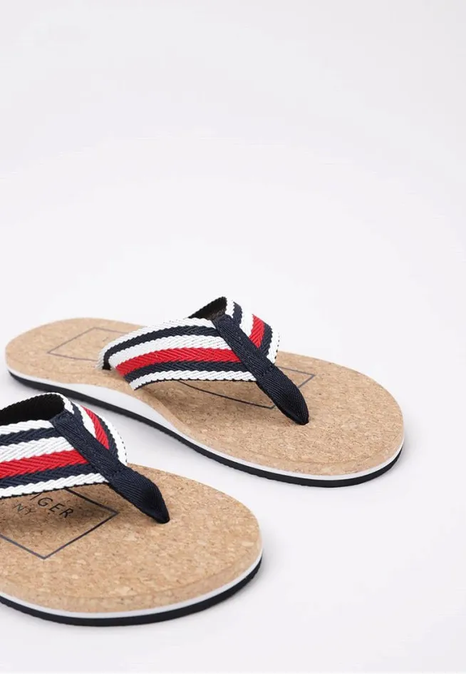 TOMMY HILFIHER CORK BEACH SANDAL Tommy Hilfiger TONGS