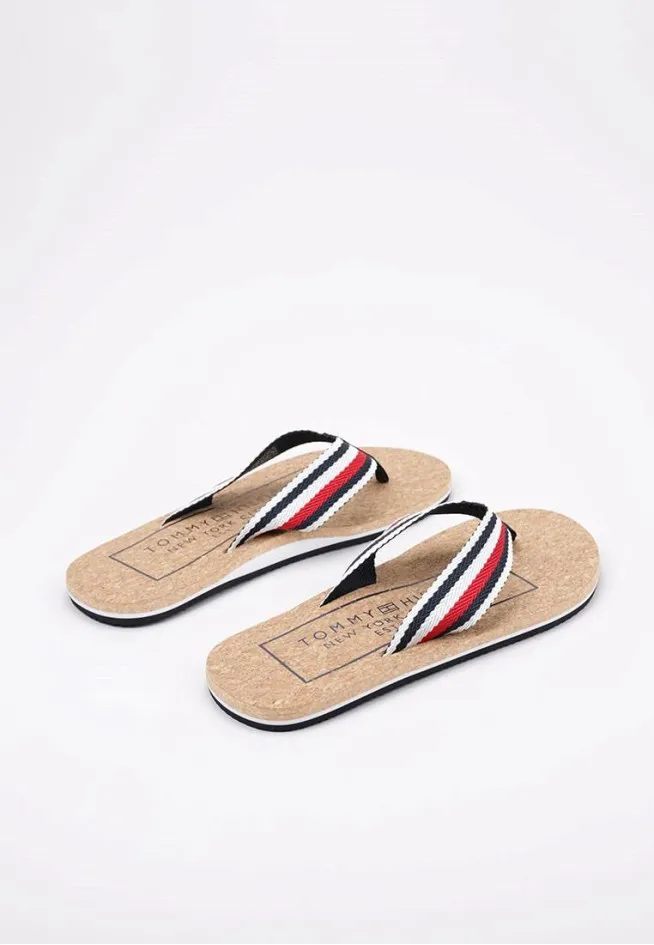 TOMMY HILFIHER CORK BEACH SANDAL Tommy Hilfiger TONGS