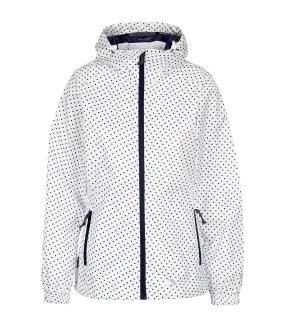 Trespass Veste imperméable à pois pour femme/demoiselle Indulge (Blanc) - UTTP5665