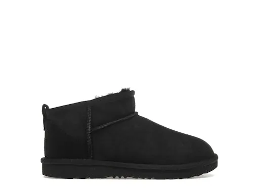 UGG Classic Ultra Mini Boot Black (Kids)