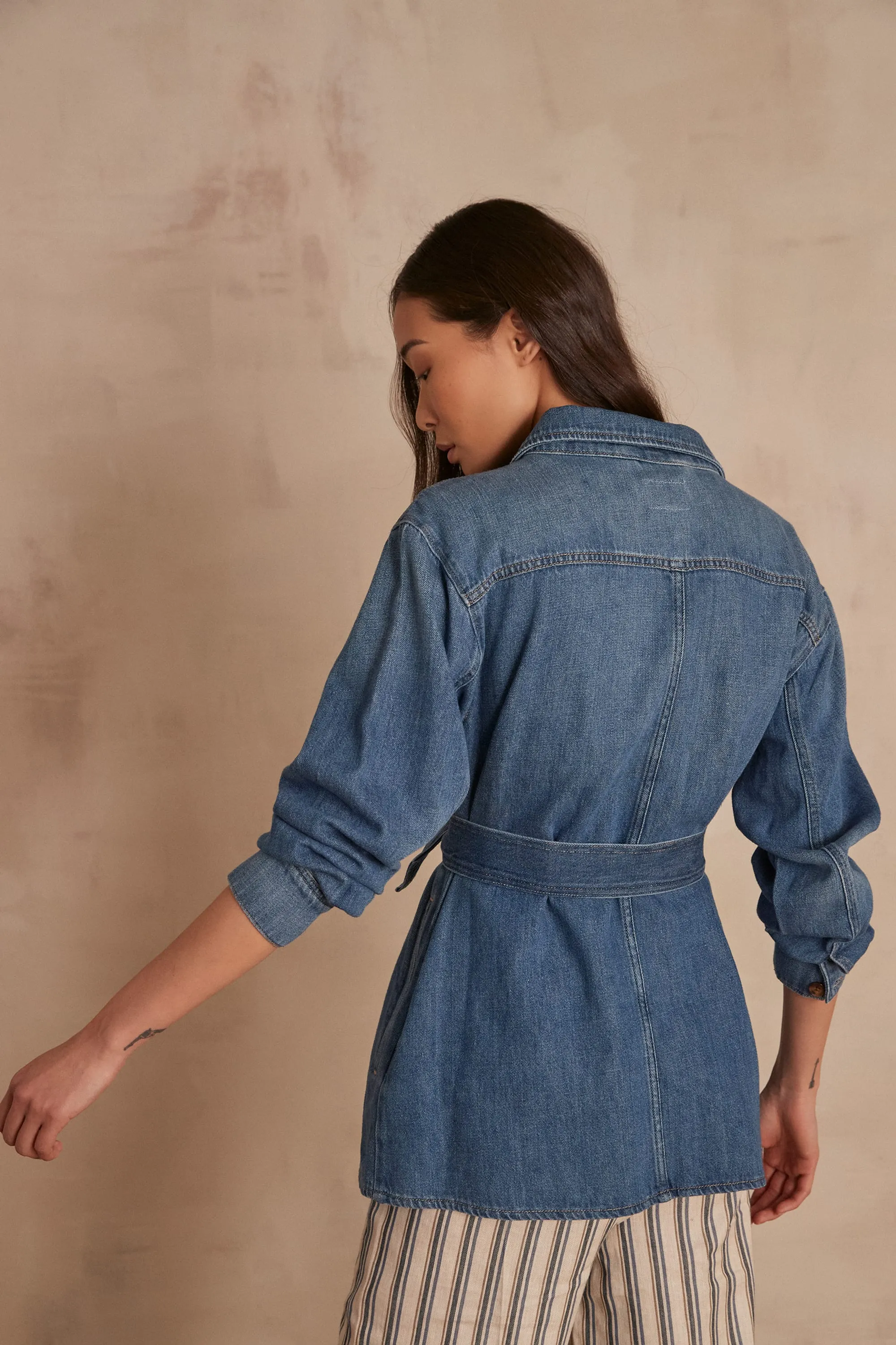 Veste en jean Nathalya COTTON | Maison 123