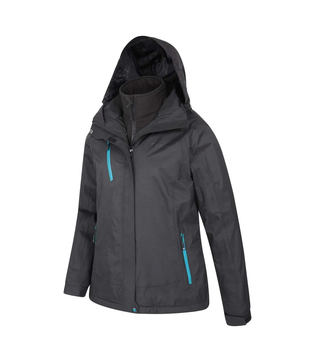 Veste imperméable bracken extreme femme noir Mountain Warehouse