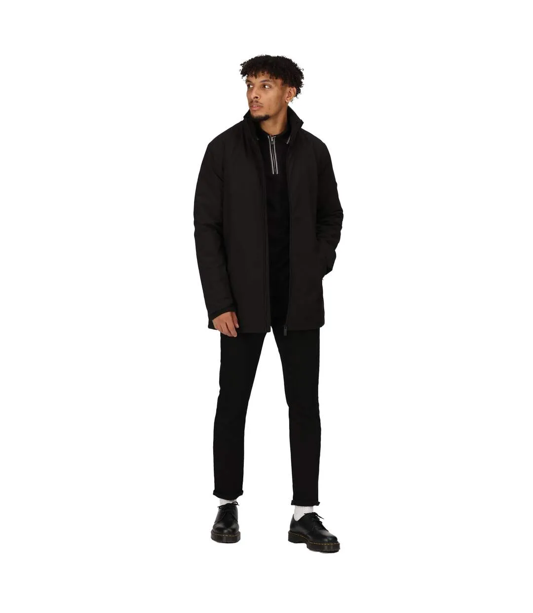 Veste imperméable hampton homme noir Regatta