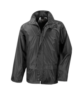 Veste imperméable homme noir Result Core