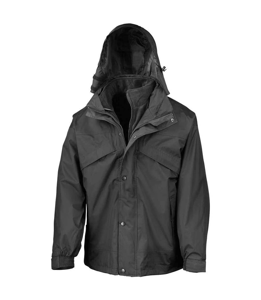 Veste imperméable homme noir Result