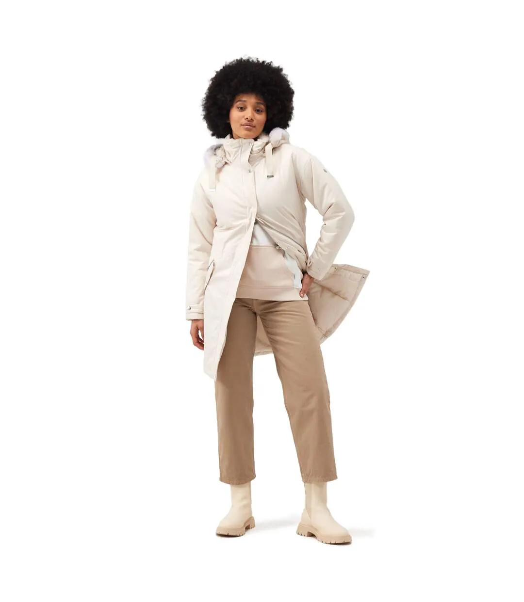 Veste imperméable samaria femme beige clair Regatta